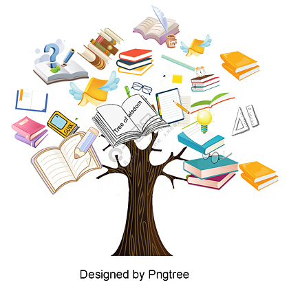 卡通简明书籍世界设计